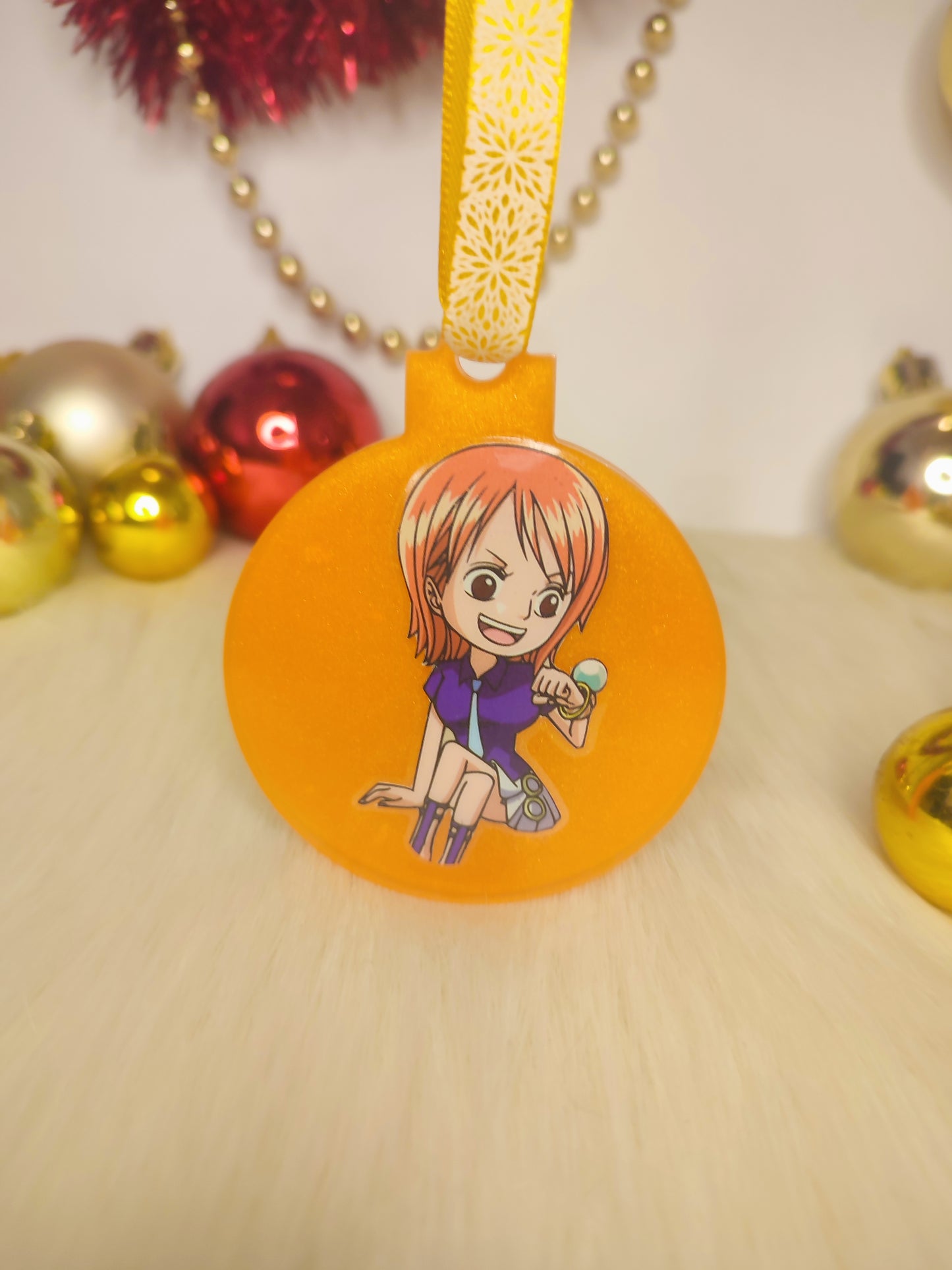 Boule et étoile de noël personnalisable