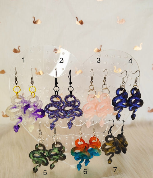 Boucle d'oreille serpent